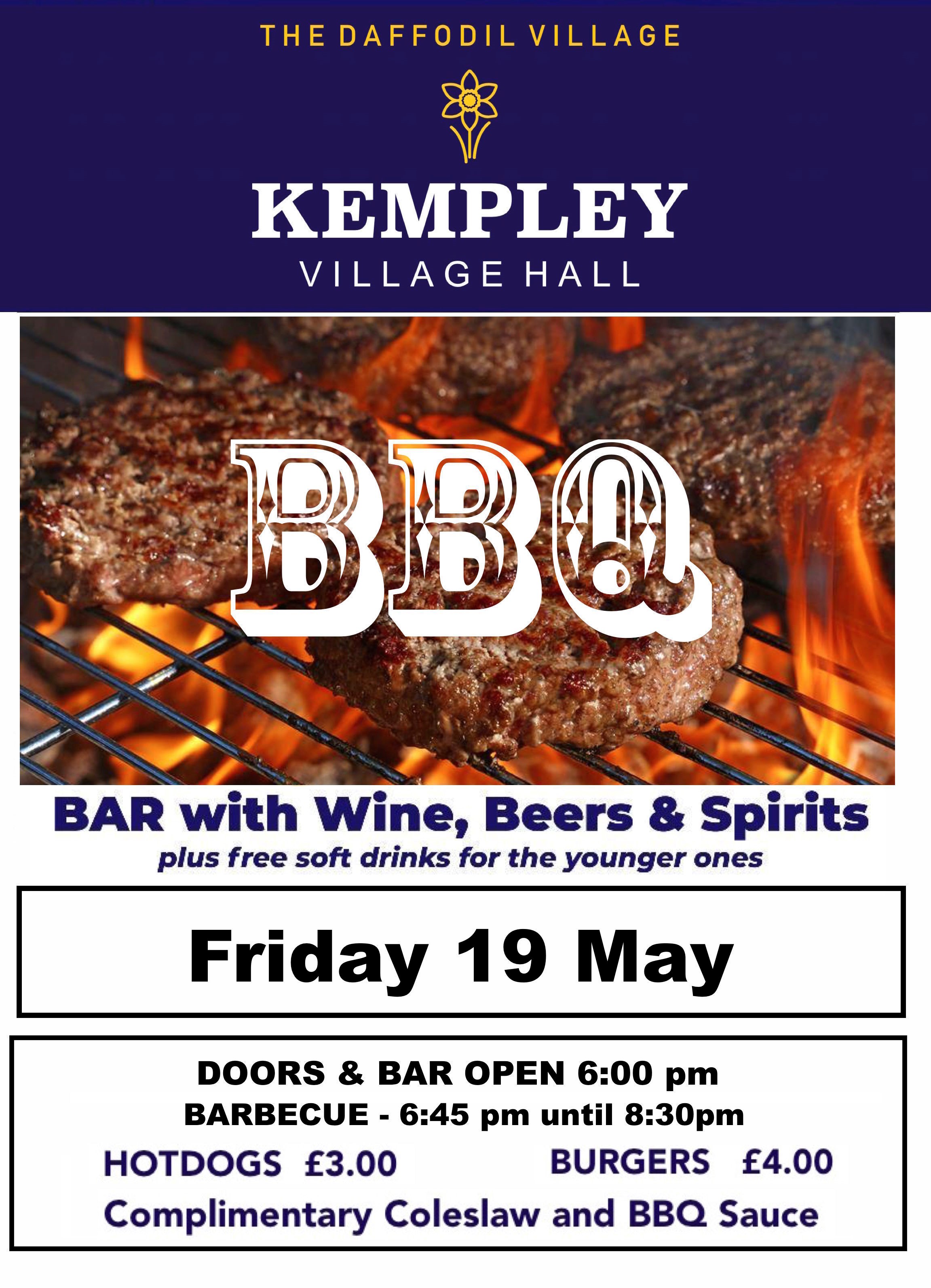 Barbecue May 2023 Kempley Village Hall