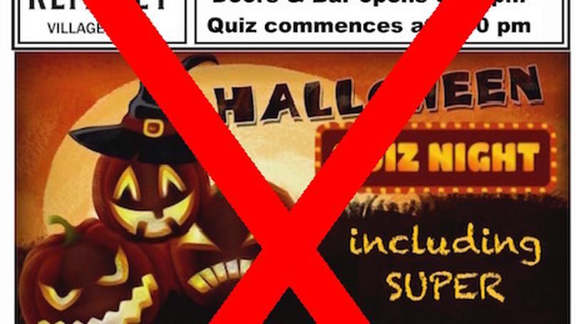 Cancelled - Halloween Quiz Night 2024